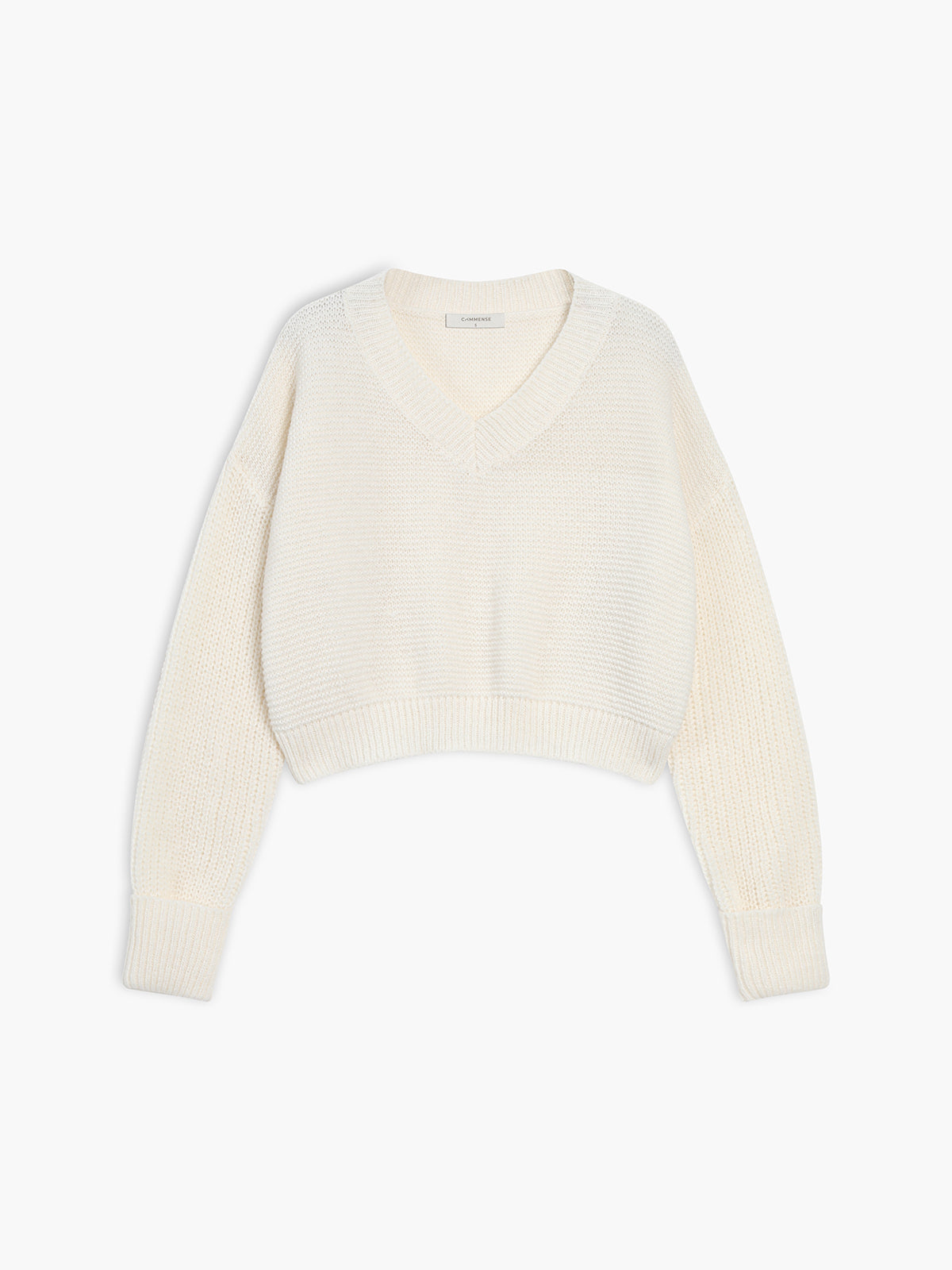 Ruth V-hals Trui | Dames gebreide trui met minimalistisch design