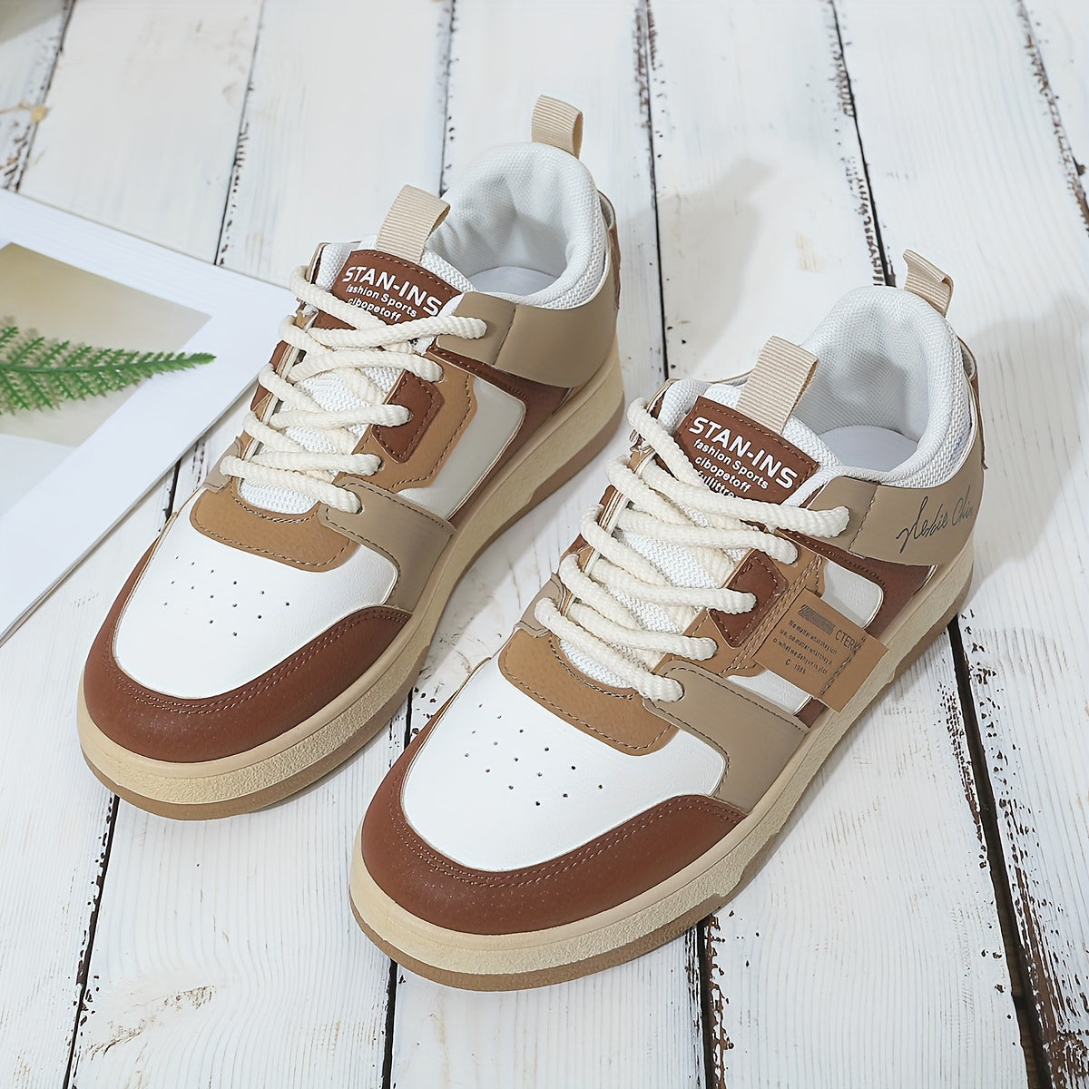 Sasha sneakers dames | Colorblock casual sneakers met trendy design en comfort