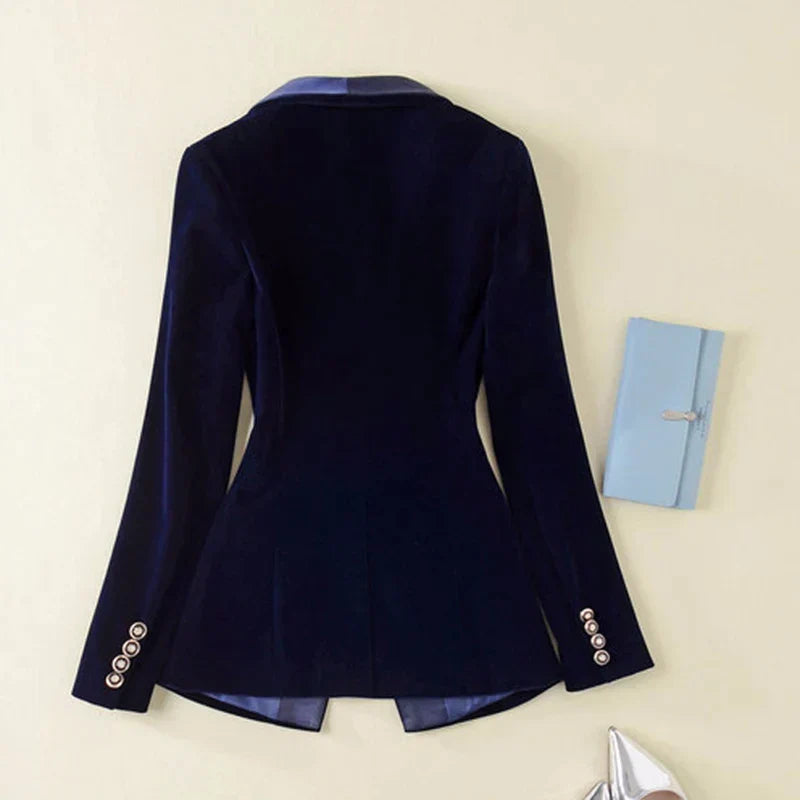 Satijnen velvet blazer