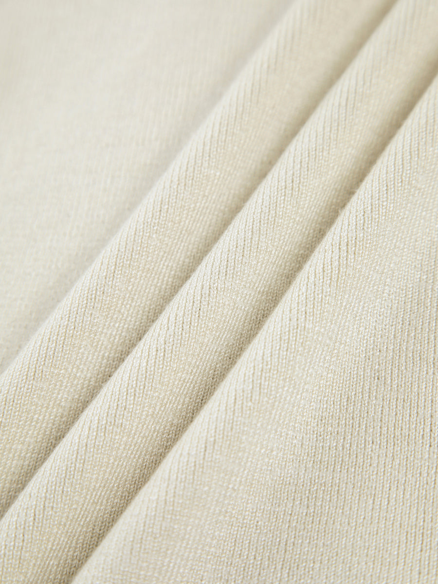 Sienna Gebreide Top | Dames tweekleurige dubbelzijdige top met lange mouwen