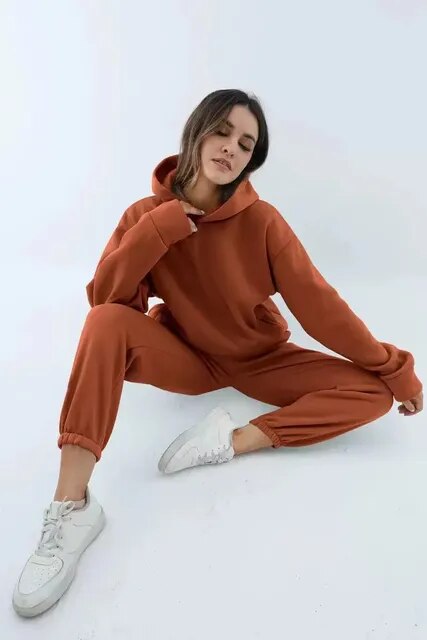 Skylar - Oversized trainingspak met capuchon