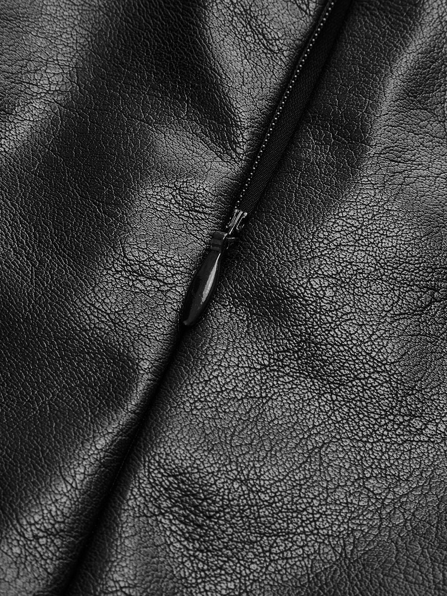 Stella - Asymmetrische patchwork chiffon geplooide midi-rok