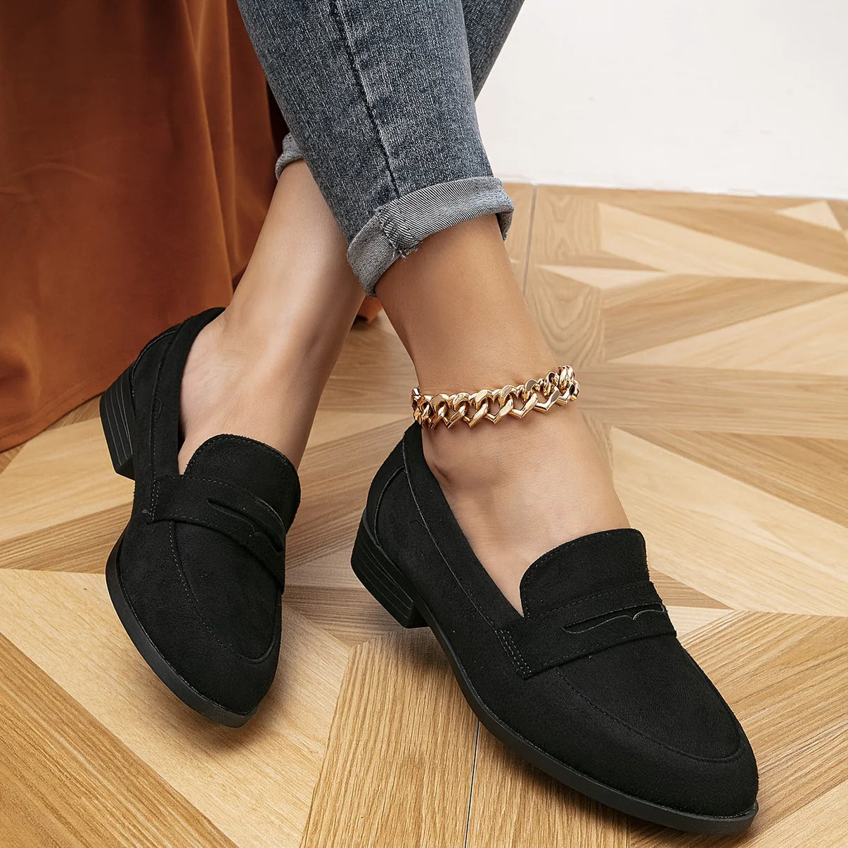 Suède Slip-On Loafers