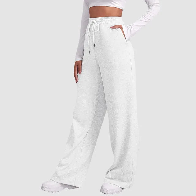 Tara - Gevoerde Joggingbroek met Wijde Pijpen voor Vrouwen