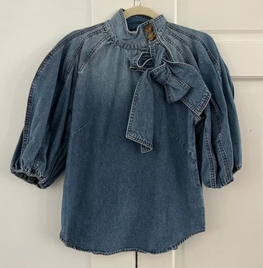 Tariane - Luchtige Vrouwelijke Veelzijdige Spijkerblouse