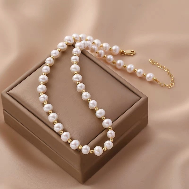 Teagan - Zoetwaterparel Hanger Ketting voor Vrouwen