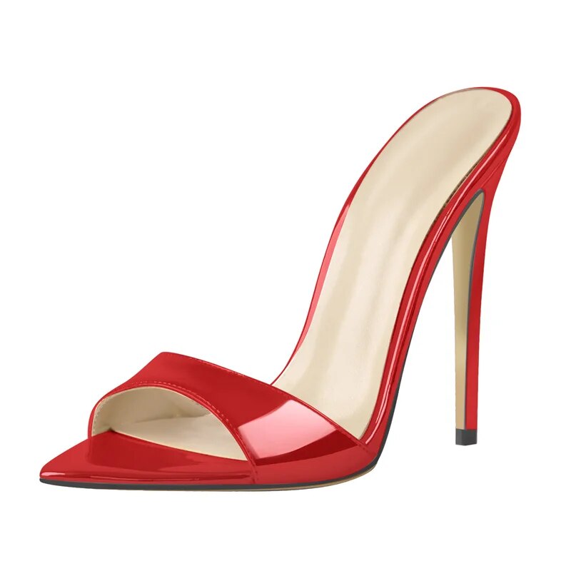 Sandalen – Dames – Elegante Hoge Hak met Peep-Toe Design - Teresa