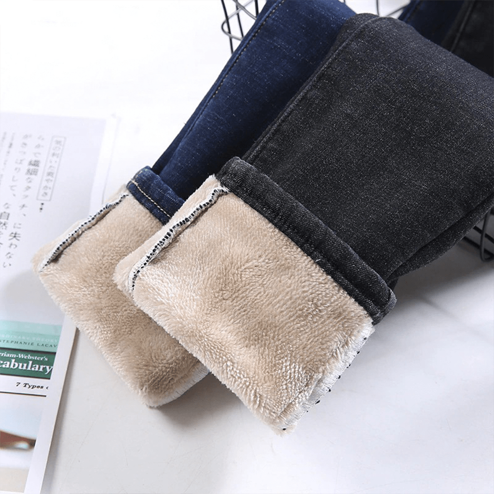 Trixie - Stijlvolle en Warme Winter Fleece Jeans voor Vrouwen