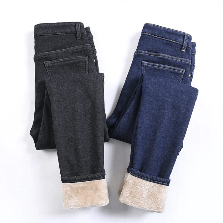 Trixie - Stijlvolle en Warme Winter Fleece Jeans voor Vrouwen
