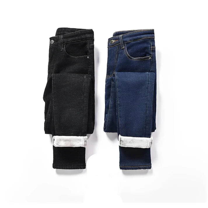Trixie - Stijlvolle en Warme Winter Fleece Jeans voor Vrouwen