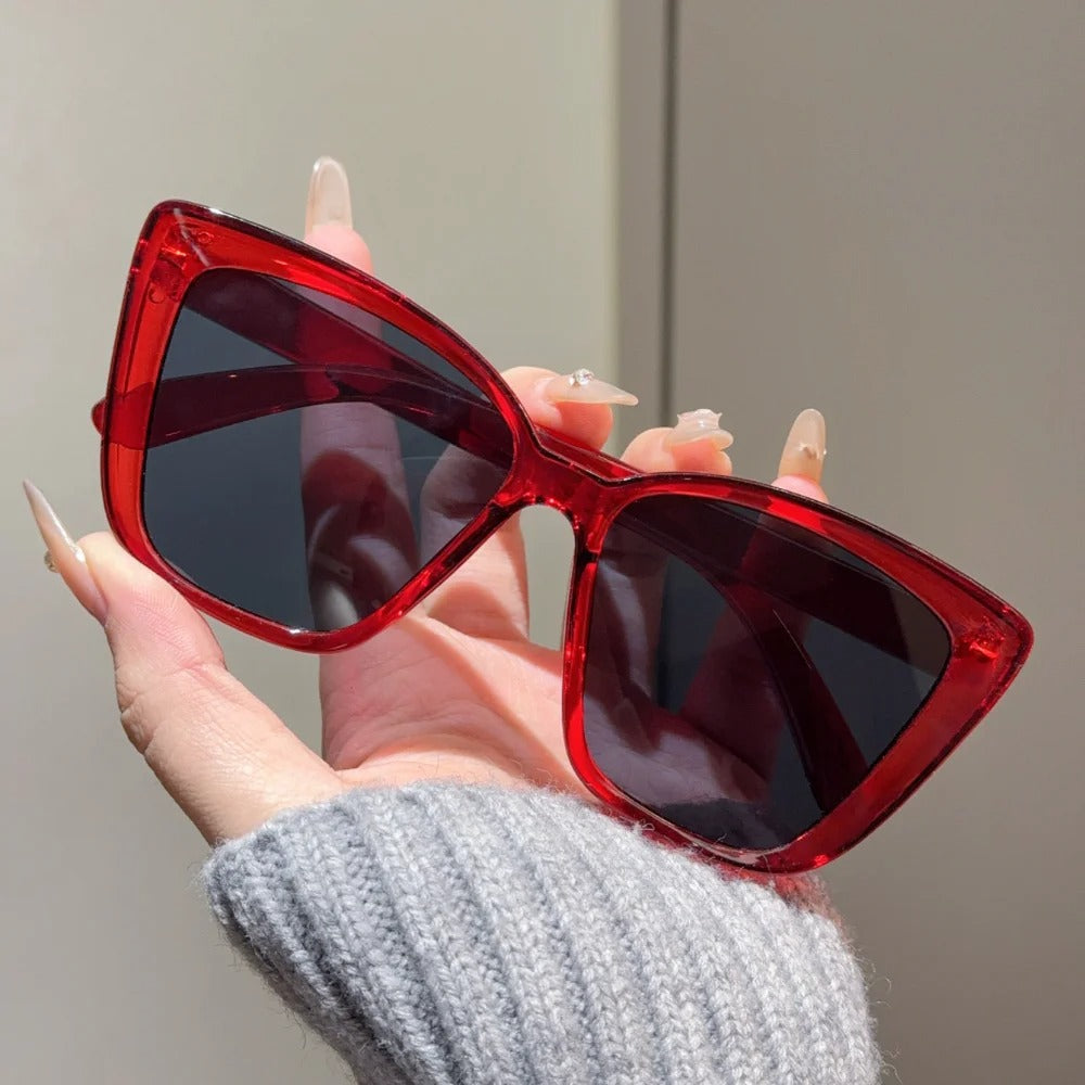Dames zonnebril met cat-eye design – retro stijl en UV400-bescherming voor een elegante zomerlook