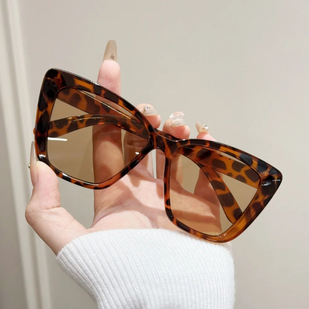 Dames zonnebril met cat-eye design – retro stijl en UV400-bescherming voor een elegante zomerlook