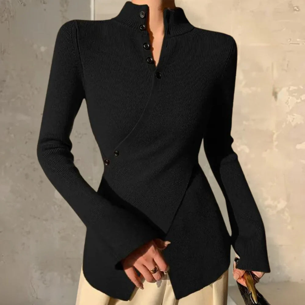 Veelzijdige wikkel trui voor dames