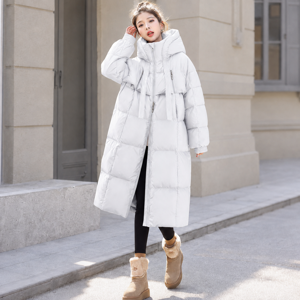 Dames Parka Jas met Capuchon | Lange Winterjas voor Warmte & Stijl