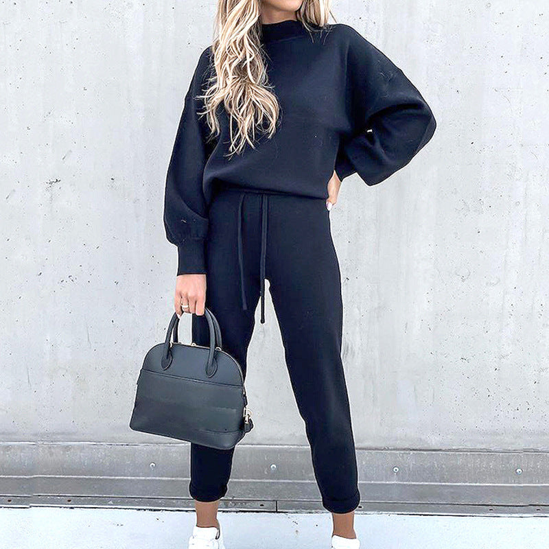 Dames Relaxed Fit Huispak - Zachte Loungewear Set, 2-delig Thuispak voor Lounge en Casual