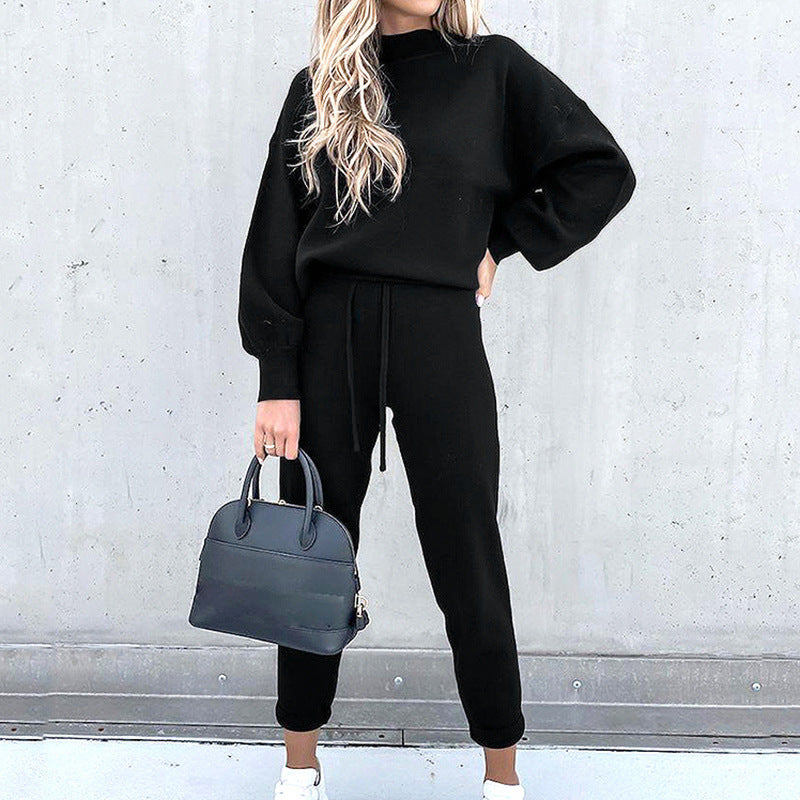 Dames Relaxed Fit Huispak - Zachte Loungewear Set, 2-delig Thuispak voor Lounge en Casual