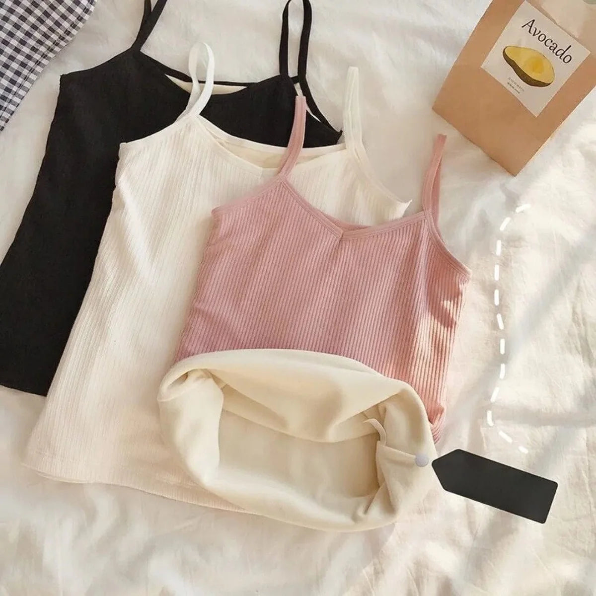 Zachte fleece top voor dames