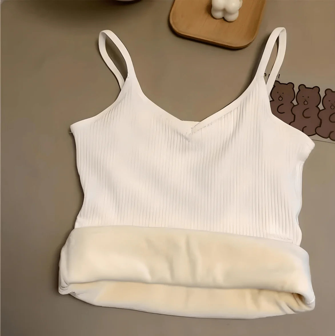 Zachte fleece top voor dames