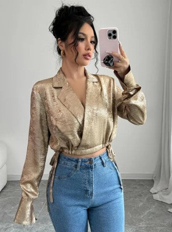 Zahra - Elegante Wikkelblouse