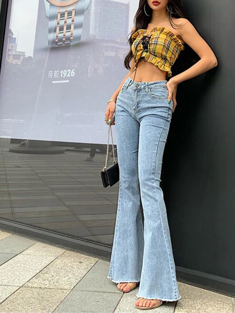 Zara - Slim Fit Broek Met Hoge Taille Voor Vrouwen