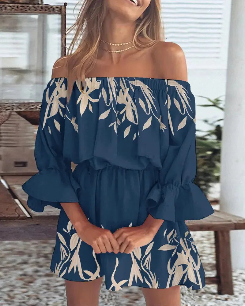 Zemira - Off Shoulder Mini Jurk