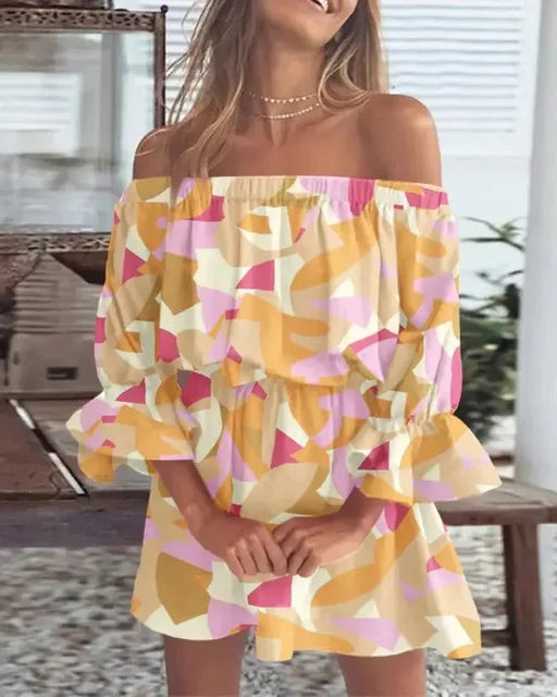 Zemira - Off Shoulder Mini Jurk