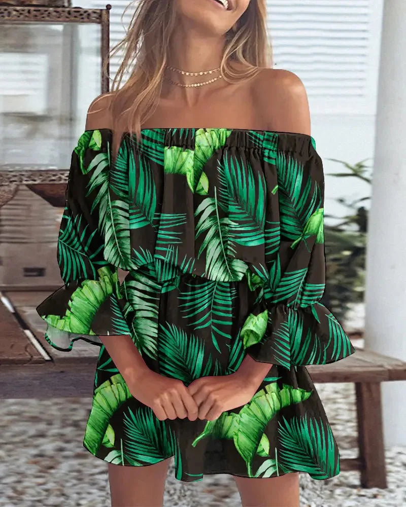 Zemira - Off Shoulder Mini Jurk