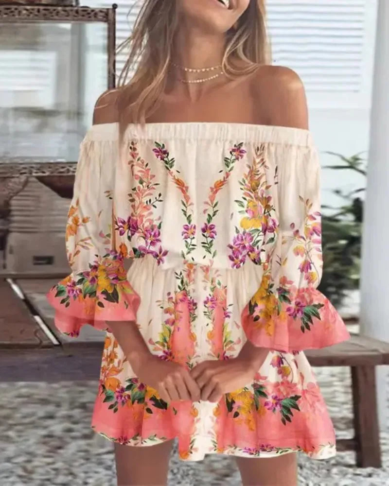 Zemira - Off Shoulder Mini Jurk