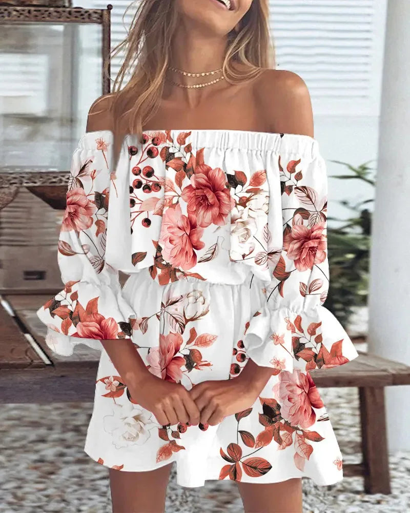 Zemira - Off Shoulder Mini Jurk