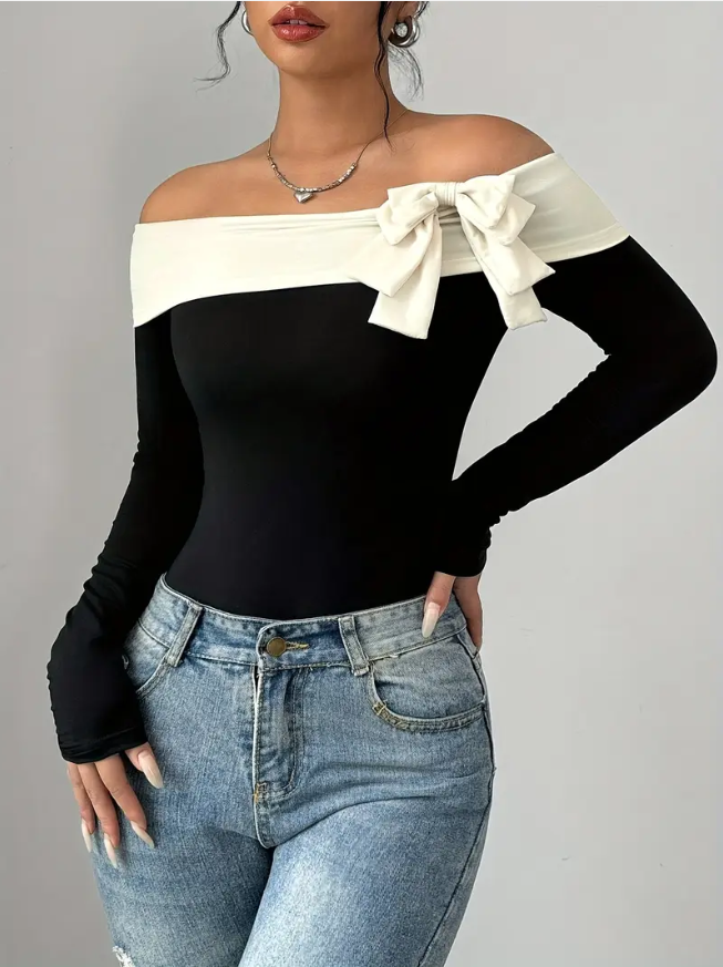 Zenny - Elegante Off The Shoulder bodysuit