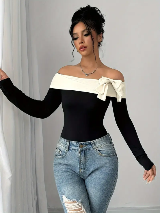 Zenny - Elegante Off The Shoulder bodysuit