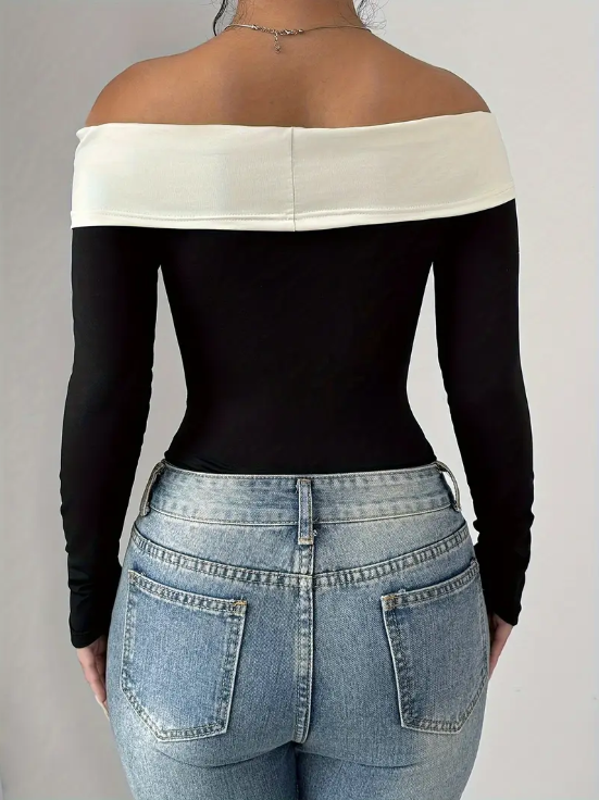 Zenny - Elegante Off The Shoulder bodysuit
