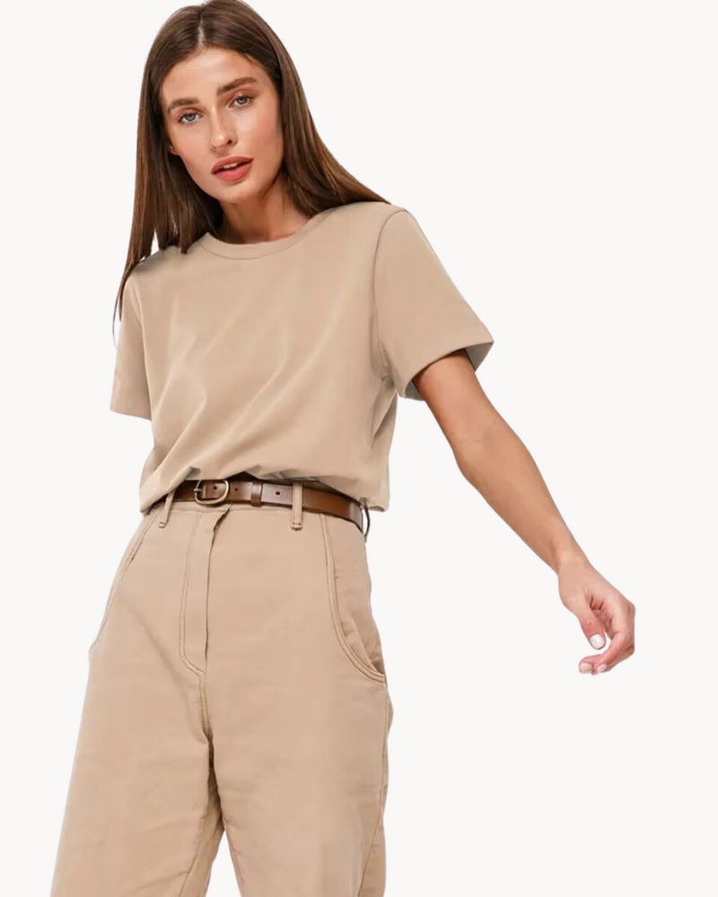 Ziah - Basis T-shirt Met Korte Mouwen