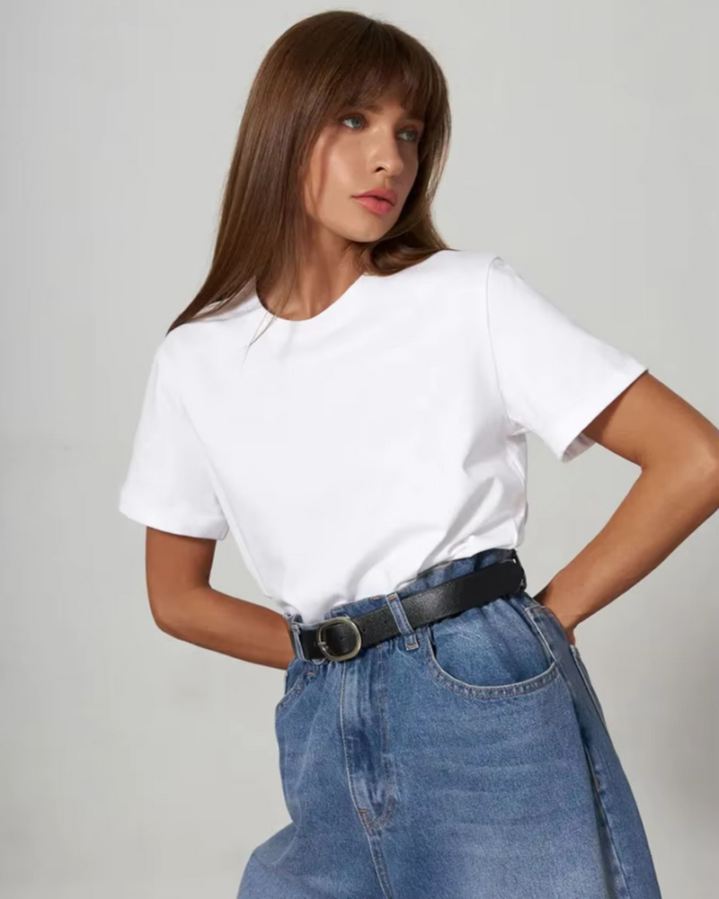 Ziah - Basis T-shirt Met Korte Mouwen