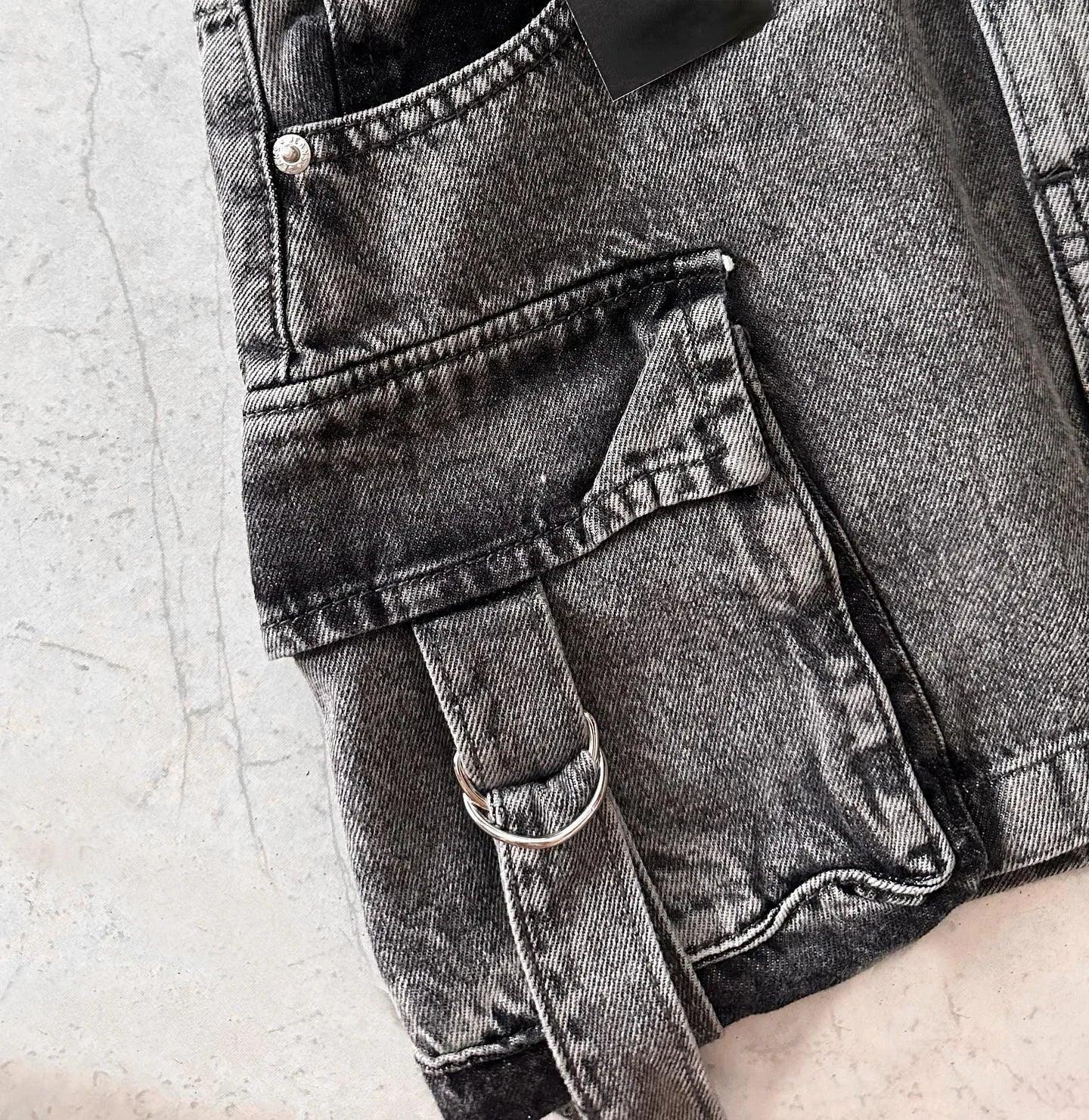 Jara | Dames Minirok – Denim A-lijn, Meerdere Zakken, Casual Streetstyle Look