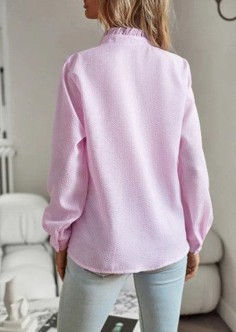 Zuleika - Elegante Blouse Met Ruches
