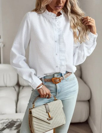 Zuleika - Elegante Blouse Met Ruches
