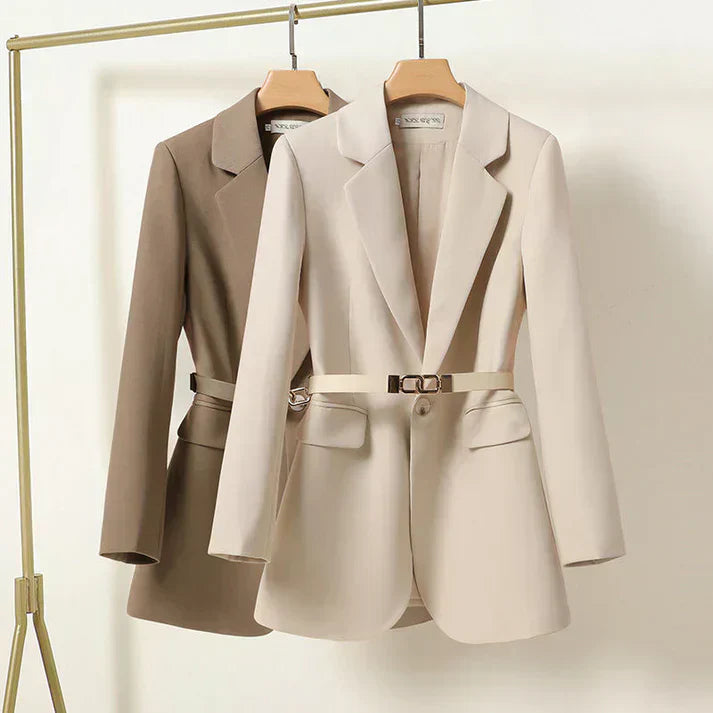 Elena Blazer | Dames Blazer met Taille Riem en Tijdloos Design