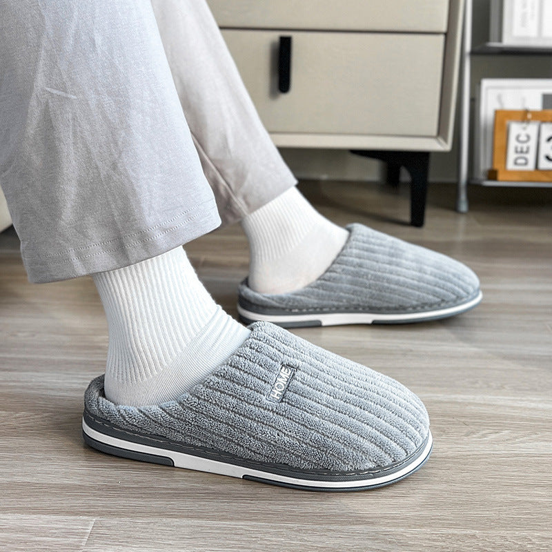 Ribstof Pantoffels | Dames huisslippers met zachte voering en antislipzool – warm & comfortabel