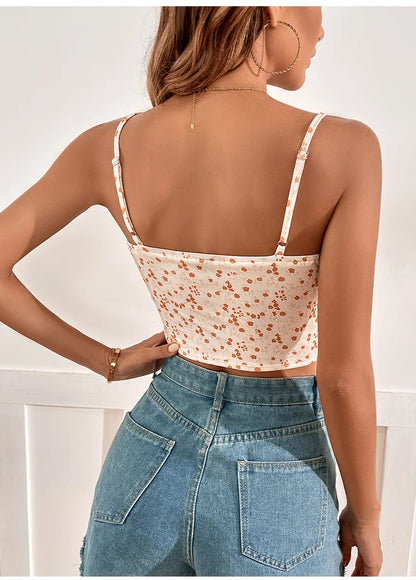 Nuvella |  Bloemetjes Top voor Dames | Zomer 2025