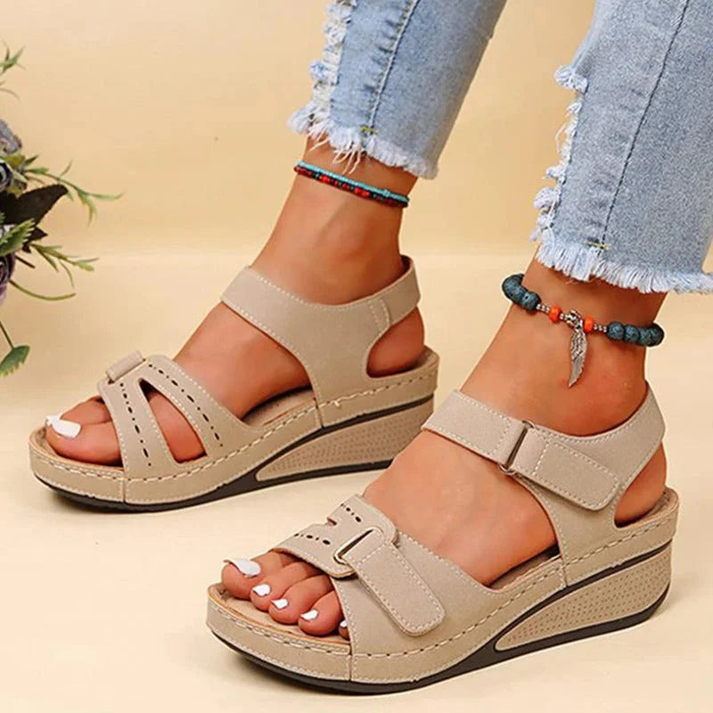 Baerte | Dames Orthopedische Sandalen met Verstelbare Klittenbandsluiting – Ultieme Ondersteuning & Stabiliteit