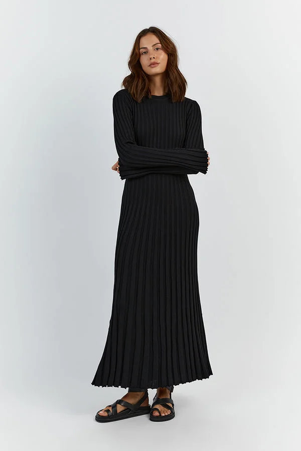 Maria jurk dames | Luxe aansluitende jurk met stretch en flatterende pasvorm