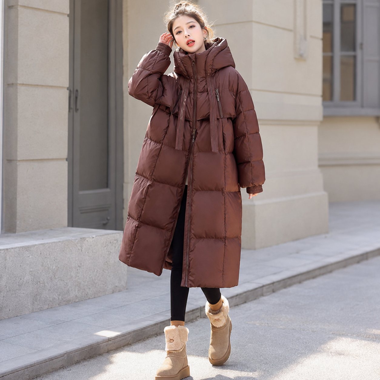 Dames Parka Jas met Capuchon | Lange Winterjas voor Warmte & Stijl