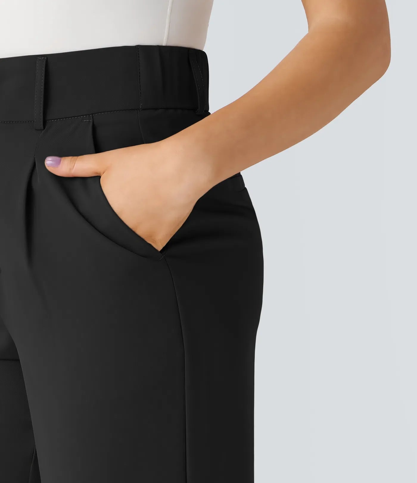 Hella Broek | Dames broek met hoge taille van zachte en elastische stof