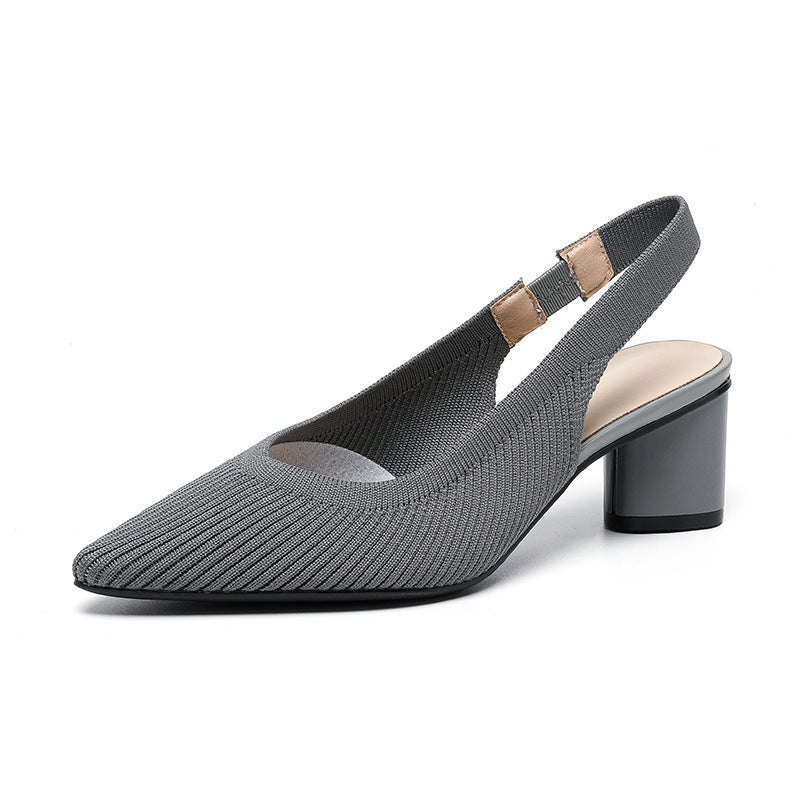 Slingback Hakken | Dames pumps met puntige neus en lage blokhak – elegant &amp; comfortabel