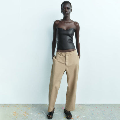 Strapless Shimmer Top voor Dames