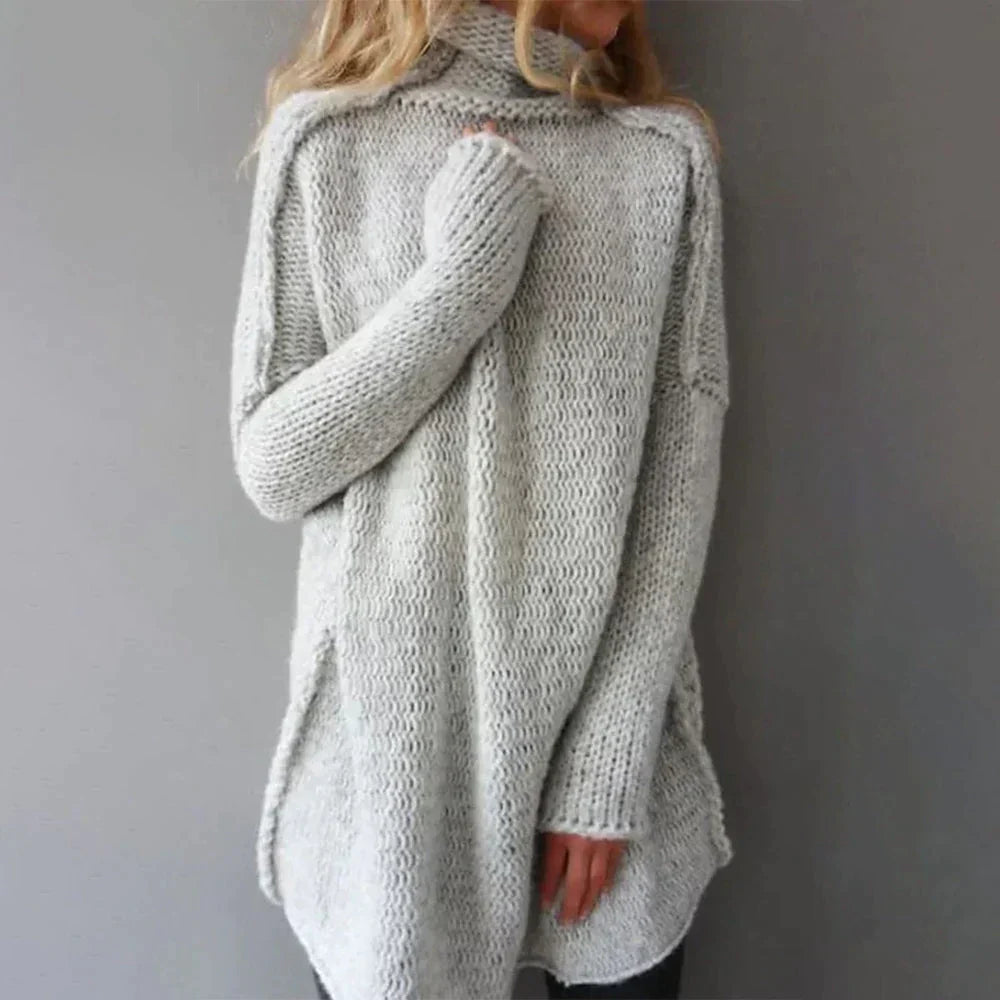 Oversized Trui | Dames Gebreide Trui met Zachte Stof en Relaxed Pasvorm