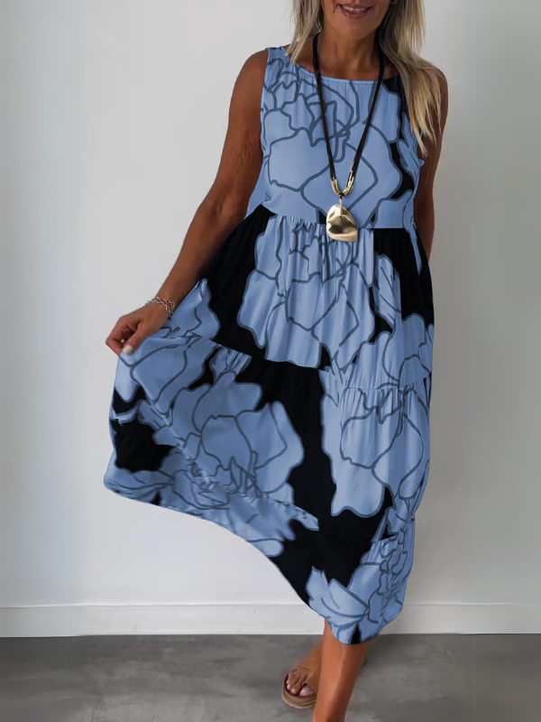 Ineke | Dames off‑shoulder jurk met print – casual chic look