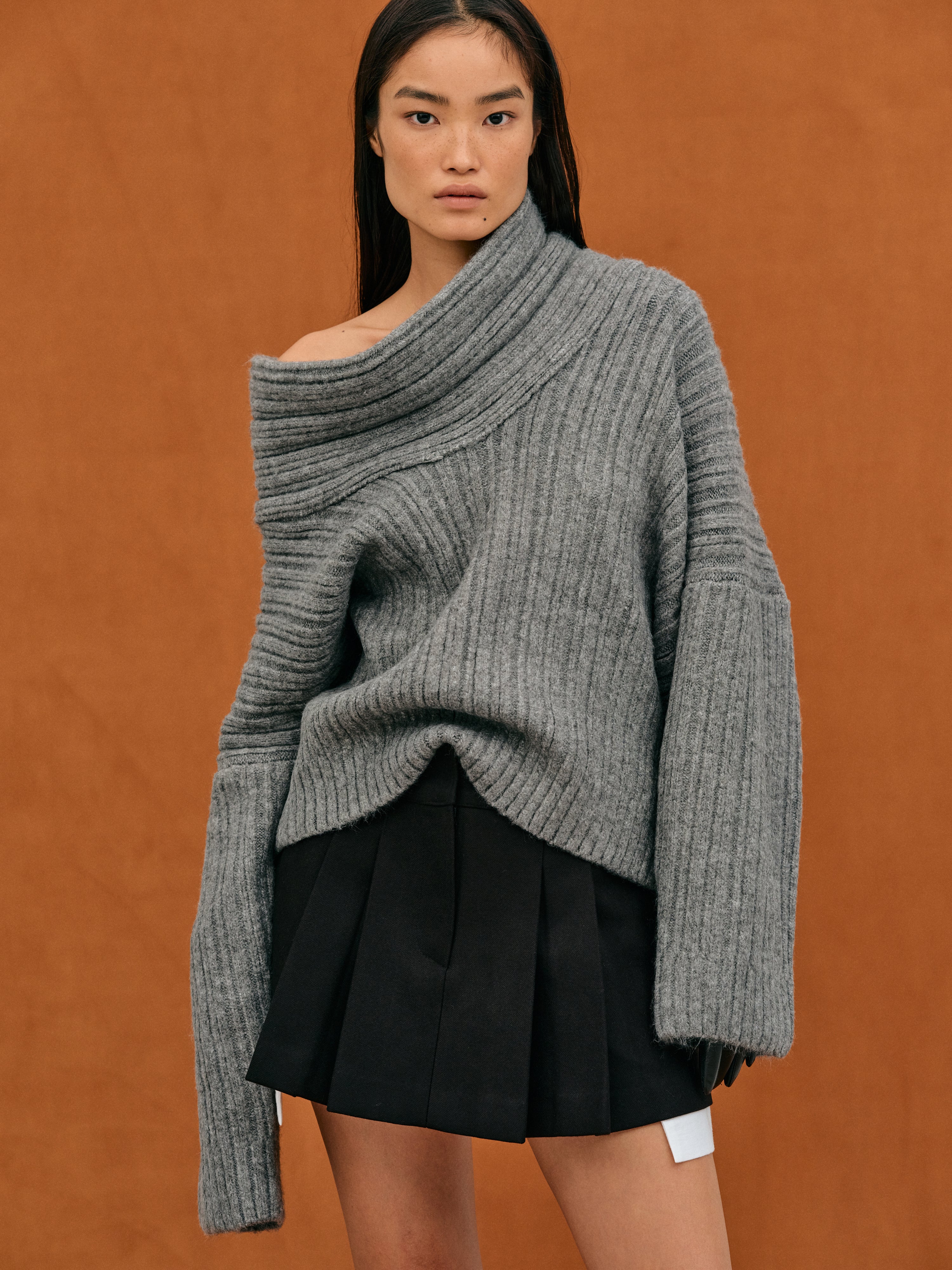Oversized Wollen Trui | Dames Trui met Ademend Warmtecomfort en Klassiek Breipatroon