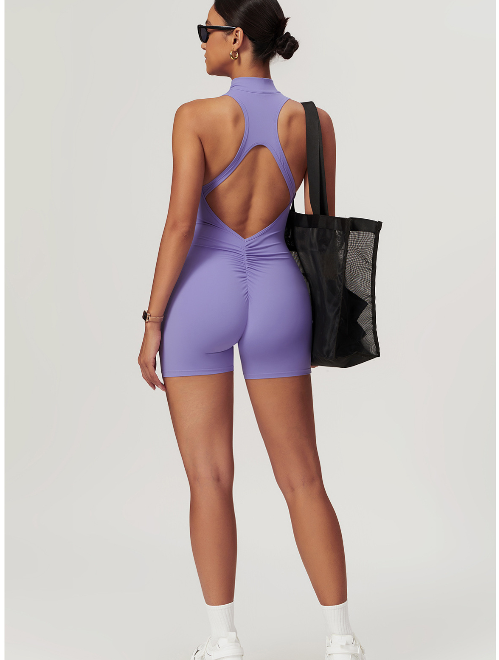 Fenna | Shaping Yoga Fitness Jumpsuit – Dames Naadloze Jumpsuit met Ondersteuning en Shaping Effect